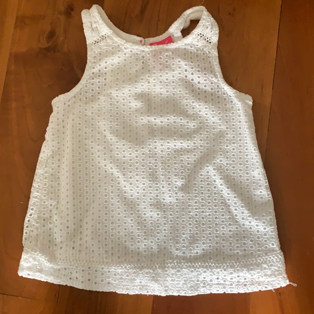 Lilly Pulitzer for Target white eyelet tank